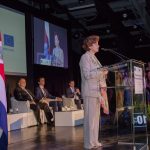 Josette Altmann Borbón Secretaria General FLACSO, Encuentro Anual del Programa EUROsocial, UE Unión Europea y Latinoamérica,Costa Rica, Parque La Libertad, 20 Noviembre 2017. fotos: Roberto Carlos Sánchez @rosanchezphoto